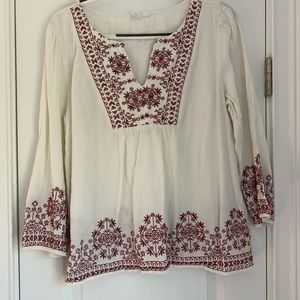 Embroidered L/S Blouse from the GAP